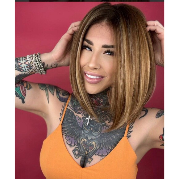 Rebel Gypsy “Celebrate the day” full handtied premium synthetic wig New main image 4